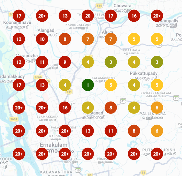 Improved local search ranking scan